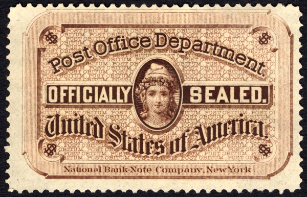 Post Office seal, 1877. Creator: National Bank Note Company.