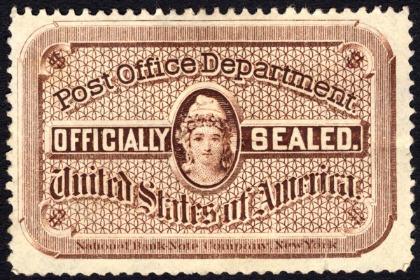 Post Office seal, 1879. Creator: National Bank Note Company.