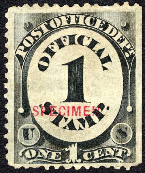 1c Franklin Post Office Department special printing single, 1875. Creator: Unknown.