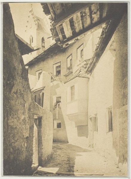 A Street in Sterzing, The Tyrol, 1890. Creator: Alfred Stieglitz.