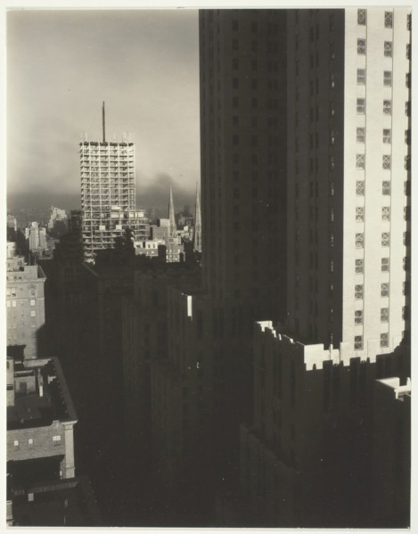 From My Window at the Shelton, West, 1931. Creator: Alfred Stieglitz.