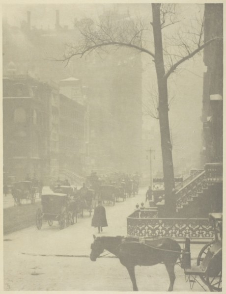 The Street, Fifth Avenue, 1900/01, printed 1903/04. Creator: Alfred Stieglitz.