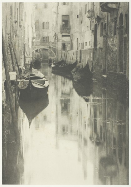 A Venetian Canal, 1894, printed 1897. Creator: Alfred Stieglitz.