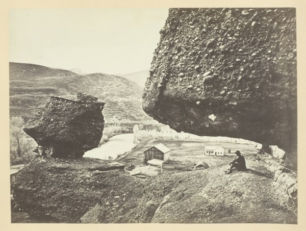 Hanging Rock, Echo City, 1868/69. Creator: Andrew Joseph Russell.