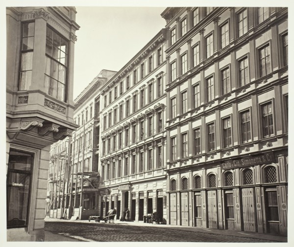 Heinrichsgaße No. 1, Zinshaus des Herrn A. M. Rußo, 1860s. Creator: Unknown.