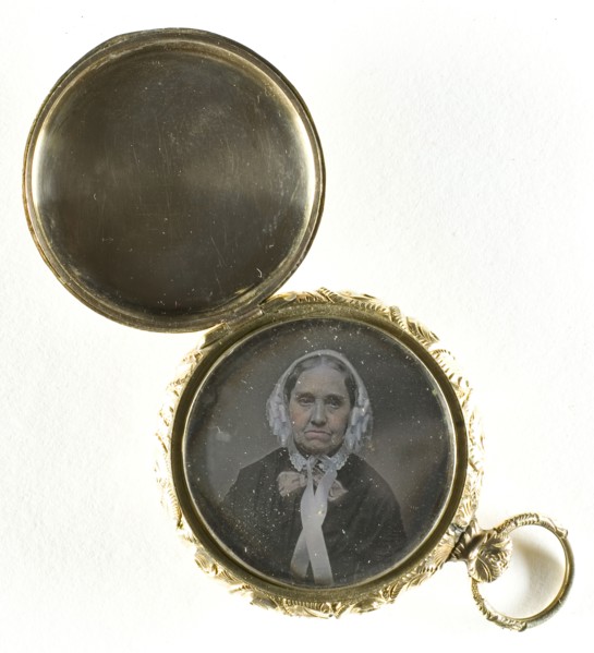 Untitled (locket with portrait of woman), 1839/60.  Creator: Unknown.