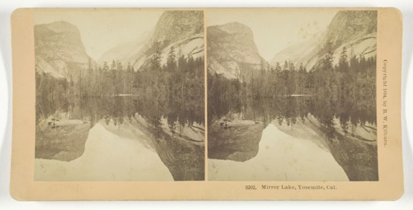 Mirror Lake, Yosemite, California, 1894. Creator: BW Kilburn.