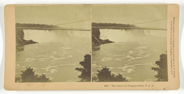 The Glory of Niagara Falls, U.S.A., 1886. Creator: BW Kilburn.
