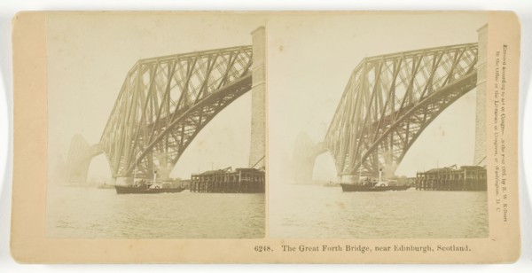 The Great Forth Bridge, Near Edinburgh, Scotland, 1891. Creator: BW Kilburn.