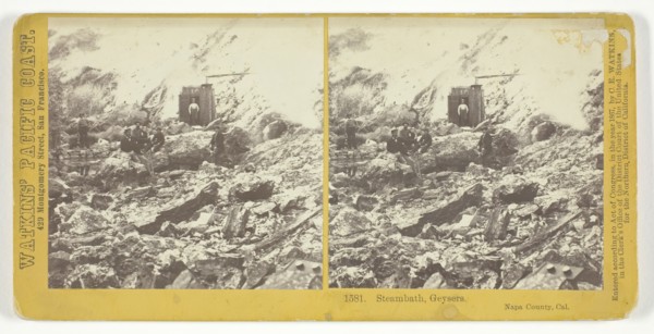 Steambath, Geysers, Napa County, California, 1867. Creator: Carleton Emmons Watkins.