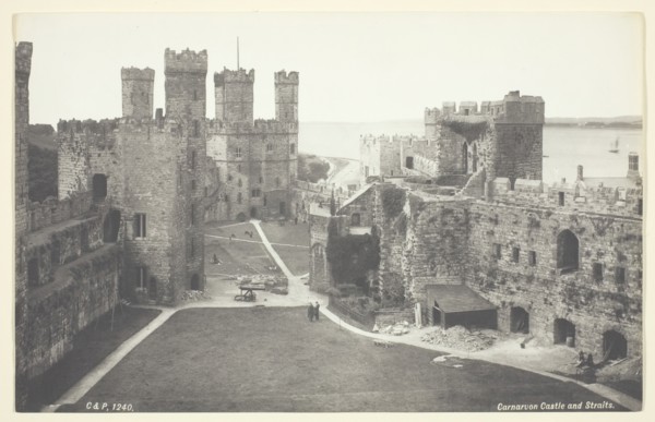 Carnarvon Castle and Straights, 1860/94. Creator: Francis Bedford.