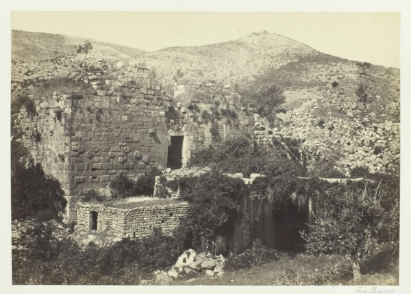 Banias, The Ancient Caesaria, Phillippi, 1857. Creator: Francis Frith.