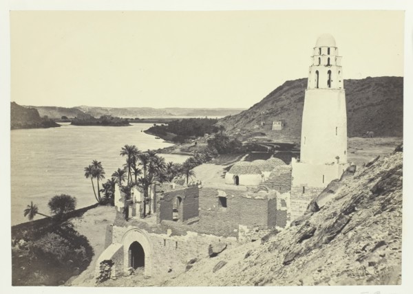 Ruined Mosque Near Philæ, 1857. Creator: Francis Frith.