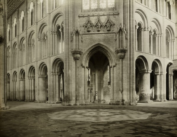 Ely Cathedral: Octagon into Nave and North Transept, c. 1891. Creator: Frederick Henry Evans.