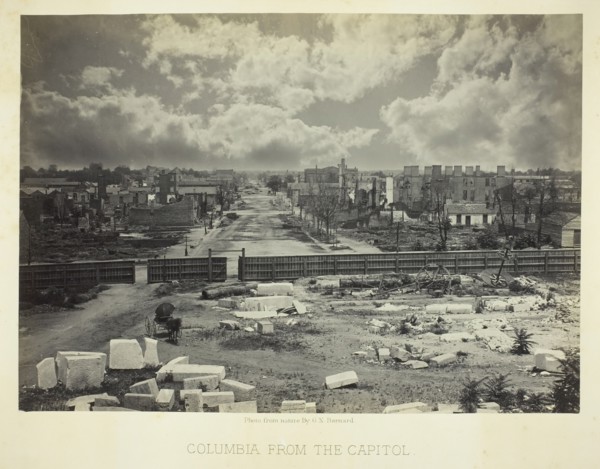 Columbia from the Capitol, 1866. Creator: George N. Barnard.