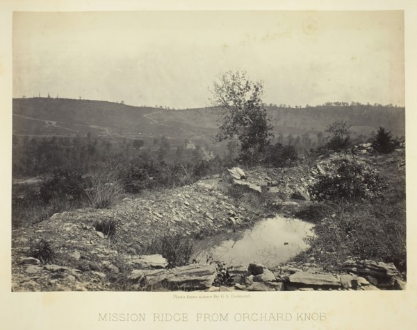 Mission Ridge from Orchard Knob, 1864/66. Creator: George N. Barnard.
