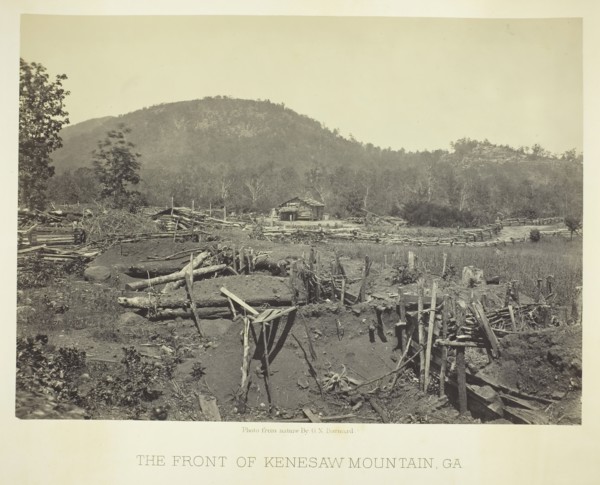 The Front of Kenesaw Mountain, GA, 1866. Creator: George N. Barnard.