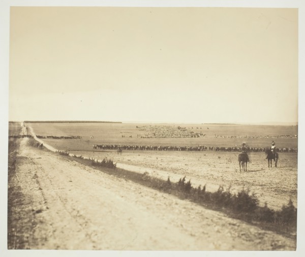 Maneuvers, Camp de Châlons, 1857. Creator: Gustave Le Gray.