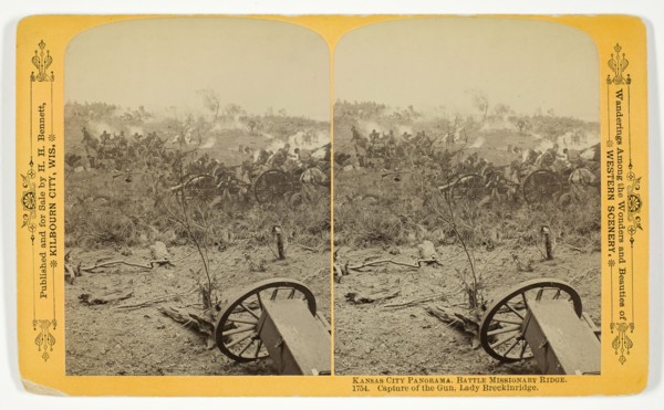 Capture of the Gun, Lady Breckinridge, 1889. Creator: Henry Hamilton Bennett.