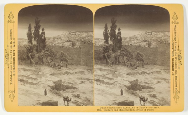 Eastern end of Mount Zion or City of David, 1893. Creator: Henry Hamilton Bennett.