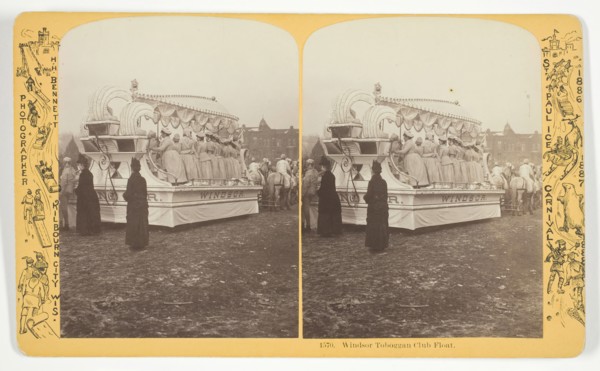 Windsor Toboggan Club Float, 1886/88. Creator: Henry Hamilton Bennett.