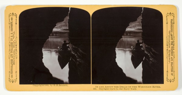 Skylight Cave in the Navy Yard, 1903. Creator: Henry Hamilton Bennett.