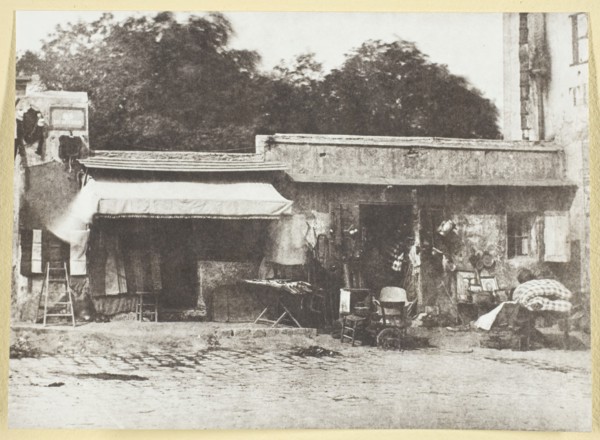 Brocanteurs rue de Rocher, 1842/50, printed 1965. Creator: Hippolyte Bayard.