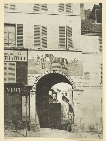 Enseigne d'un Marchand de Chevaux, 1842/50, printed 1965. Creator: Hippolyte Bayard.
