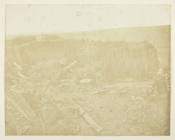 Battery in the Malakoff, 1855. Creator: James Robertson.