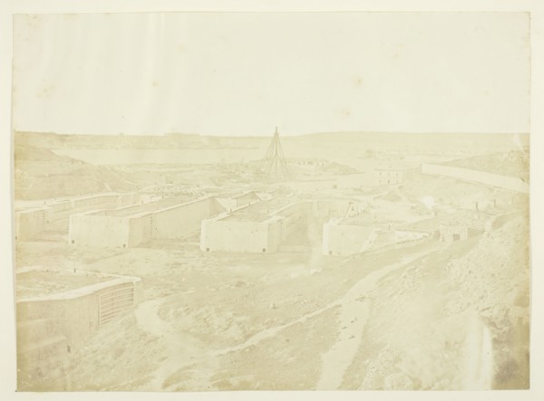 Docks of Sebastopol, Fort Nickolas on the Left, 1855. Creator: James Robertson.