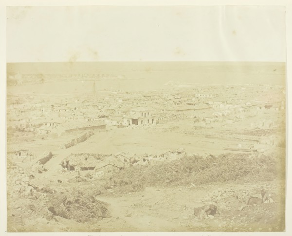 The Black Sea, Entrance of the Great Harbour, 1855. Creator: James Robertson.