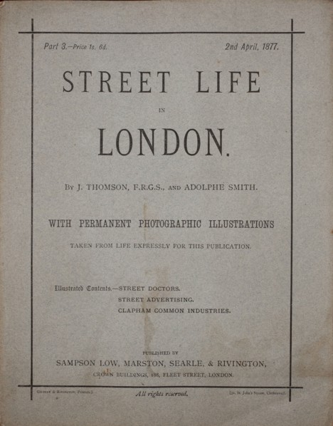Street Life in London, c. 1875. Creator: John Thomson.