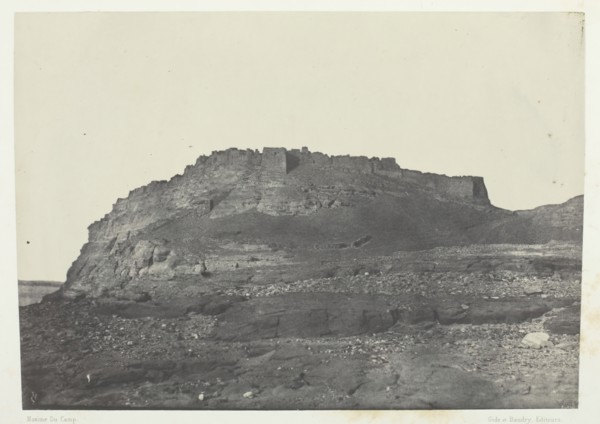 Forteress D'Ibrym (Ancienne Premmis), Vue Prise Au Sud; Nubie, 1849/51, printed 1852. Creator: Maxime du Camp.