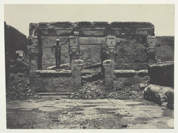 Grand Temple de Dendérah (Teutyres), Haute-Egypte, 1849/51, printed 1852. Creator: Maxime du Camp.