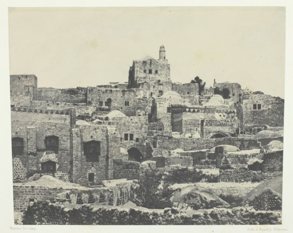 Jérusalem, Quartier Occidental; Palestine, 1849/51, printed 1852. Creator: Maxime du Camp.