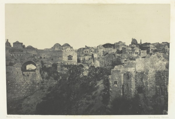 Quartier Occidental, Jérusalem; Palestine, 1849/51, printed 1852. Creator: Maxime du Camp.
