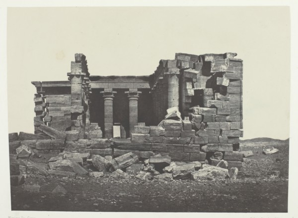Temple De Maharakkah (Hièra Sycaminos Des Grecs); Nubie, 1849/51, printed 1852. Creator: Maxime du Camp.
