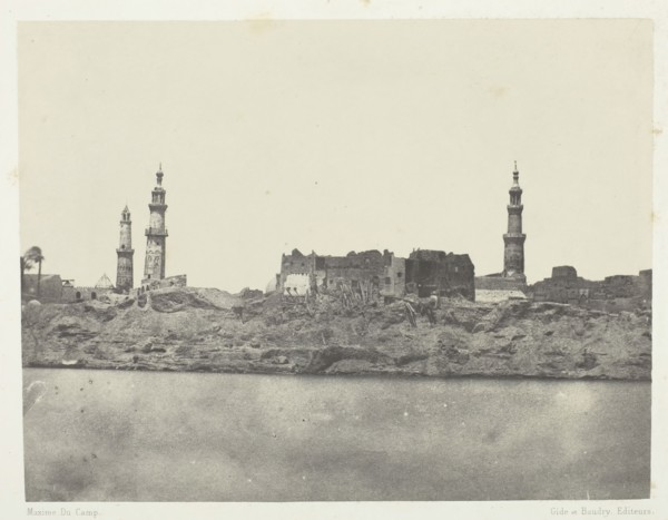 Vue Générale, Girgeh, Haute-Egypte, 1849/51, printed 1852. Creator: Maxime du Camp.