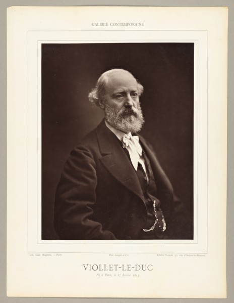 Eugène Viollet-Le-Duc (French architect, 1814-1879), 1878. Creator: Nadar.
