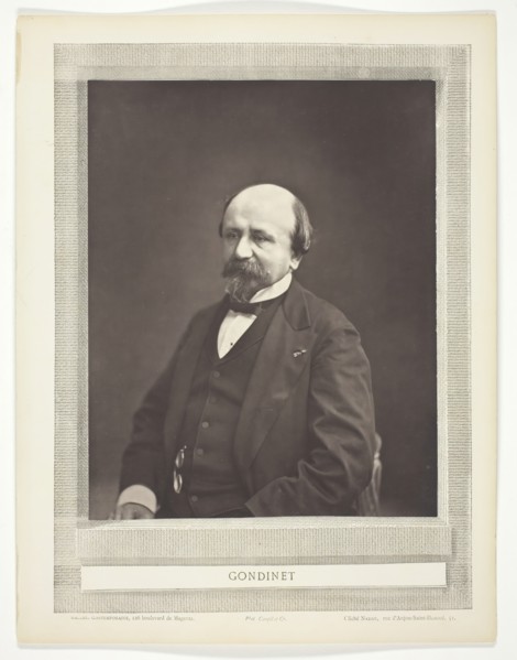 Gondinet, 1853/76. Creator: Nadar.