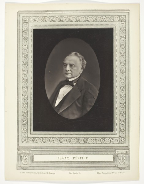 Isaac Péreire, c. 1853/76. Creator: Nadar.