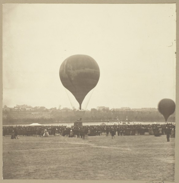 Le Geant, Champ de Mars, October 18, 1863, probably printed 1880/89. Creator: Nadar.