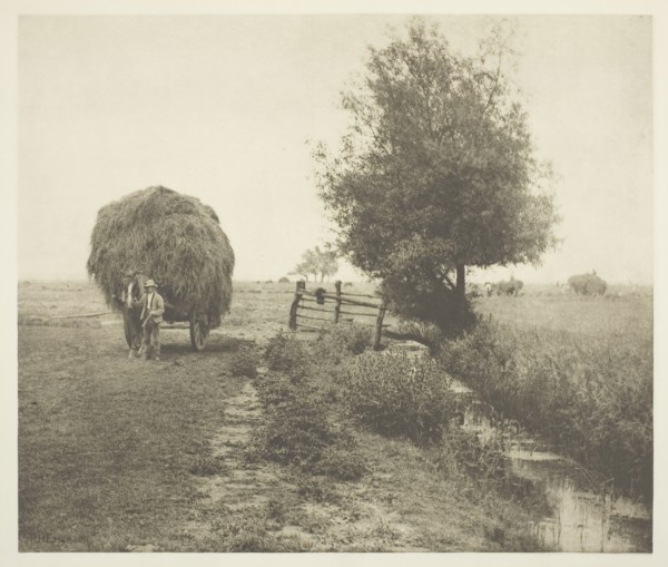 In the Haysel (Norfolk), c. 1883/87, printed 1888. Creator: Peter Henry Emerson.