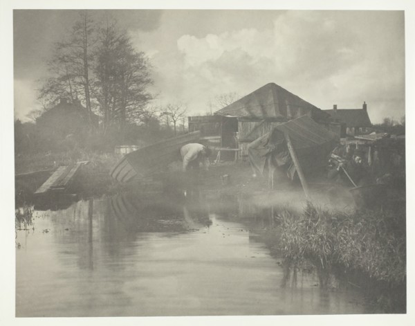 A Norfolk Boat-Yard, 1886. Creator: Peter Henry Emerson.