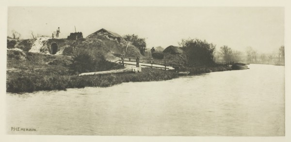 Brickfield on the River Bure (Norfolk), c. 1883/87, printed 1888. Creator: Peter Henry Emerson.