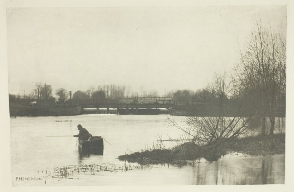 Field's Weir, Near Rye House, 1888. Creator: Peter Henry Emerson.