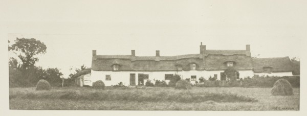 Norfolk Cottages, c. 1883/87, printed 1888. Creator: Peter Henry Emerson.