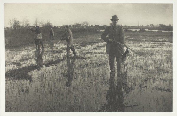 Snipe-Shooting, 1886. Creator: Peter Henry Emerson.