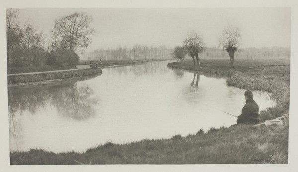 The Black Pool, Near Hoddesdon, 1880s. Creator: Peter Henry Emerson.
