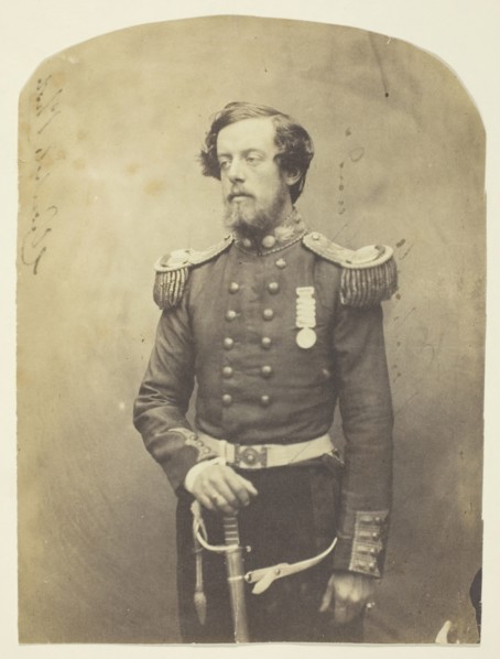 Captain Verschoyle, Grenadier Guards (an Early Photographer), Taken at the Crimea, 1855. Creator: Roger Fenton.